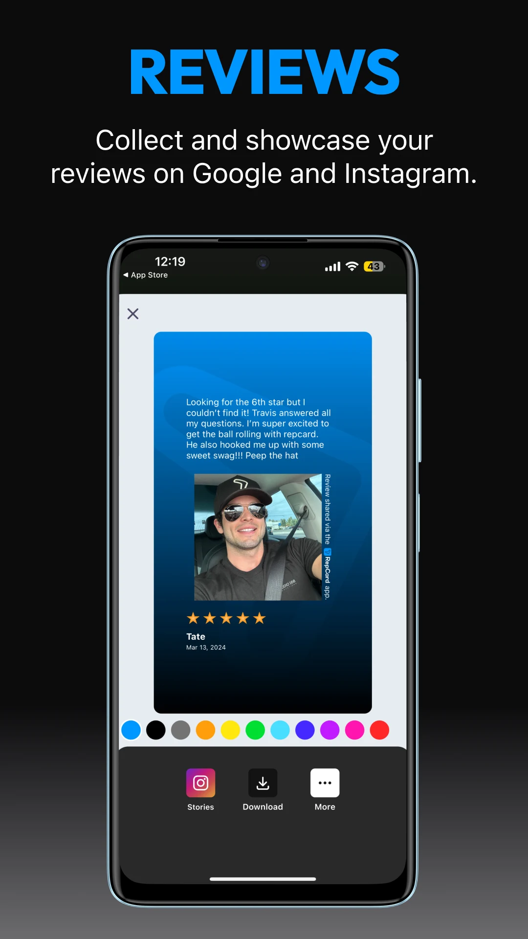 RepCard screenshot